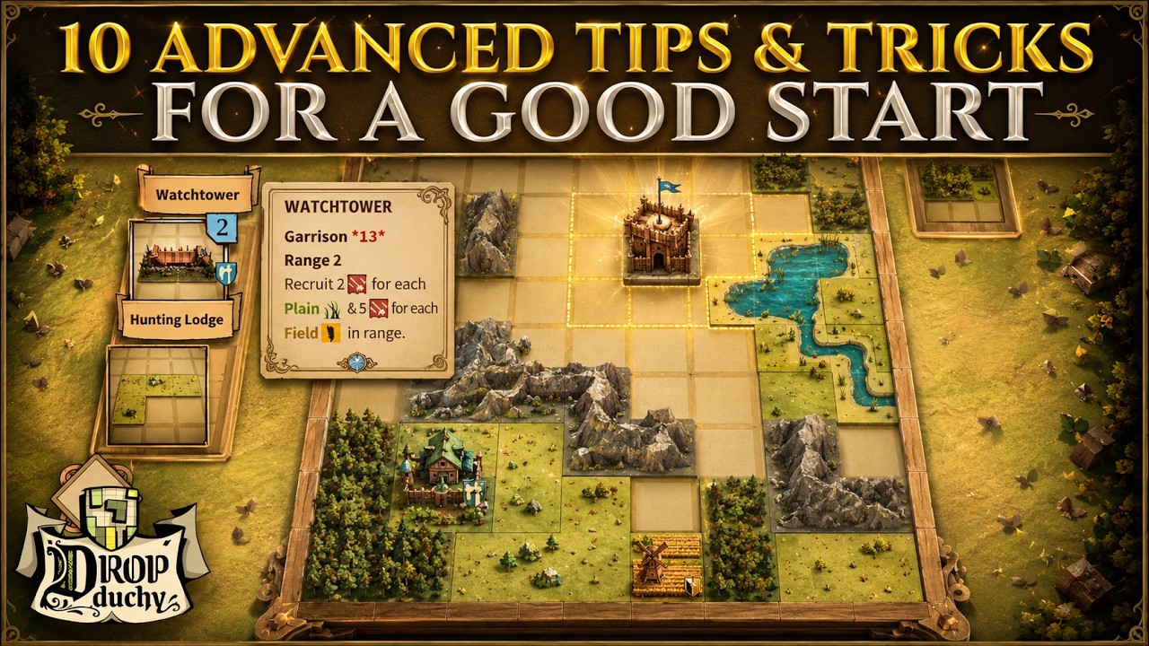 10 Pro TIPS For BEGINNERS - DROP DUCHY Starter Build Guide
