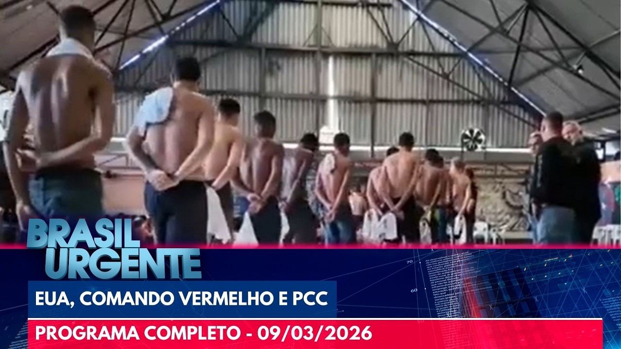 [AO VIVO] BRASIL URGENTE COM JOEL DATENA - 09/03/2026