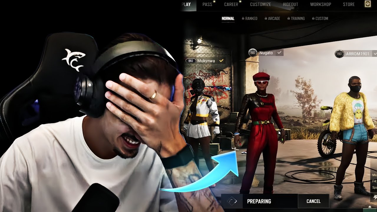 NUGATO,ARROM,MUKY PUT DO POBJEDE U PUBGU!😂*smiješno*