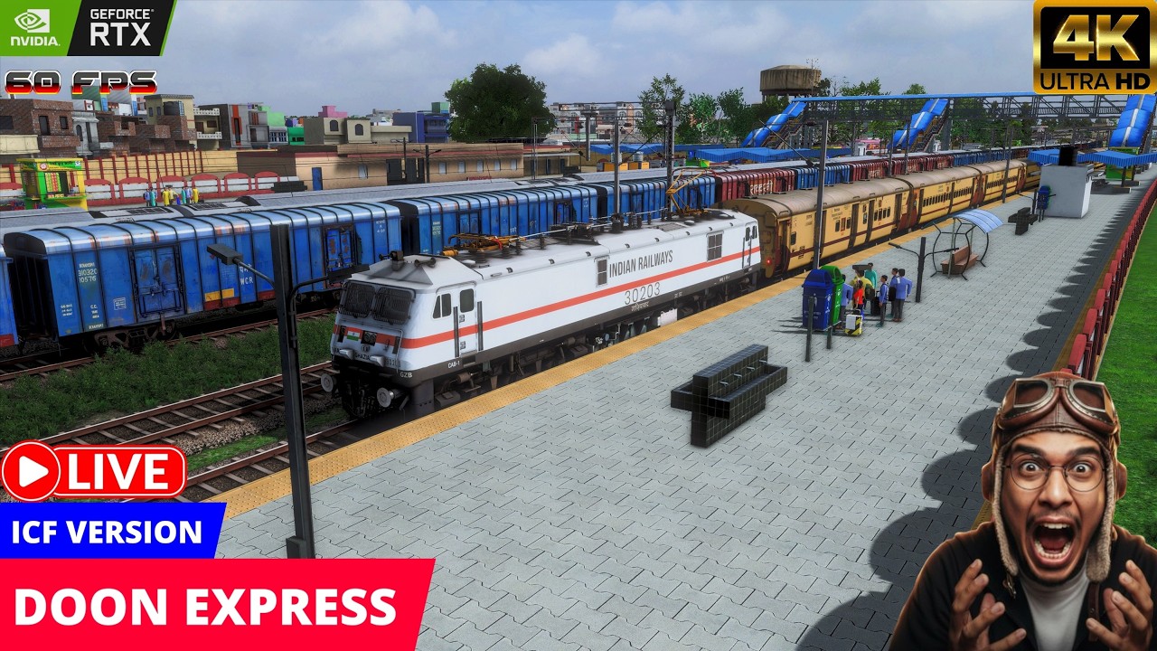 13009 DOON EXPRESS LIVE RAILWORKS..#indianrailways #railworks #gaming #live
