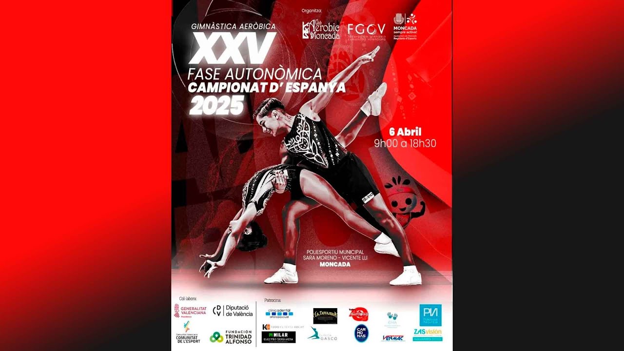 🎥 Domingo Mañana | Campeonato Autonómico Gimnasia Aeróbica 2025 Com. Valenciana | GIMNASIA AERÓBICA