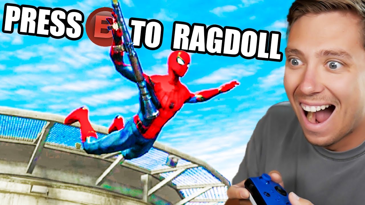 Играю в GTA 5 за ЭПИЧЕСКОГО Человека-паука в образе тряпичной куклы