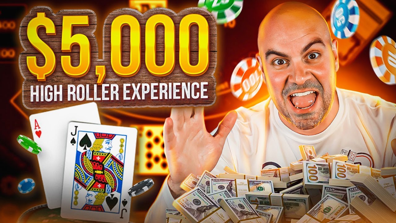 VR Gambling Experience 360 - $5,000 High Roller Blackjack Experience - LGRW