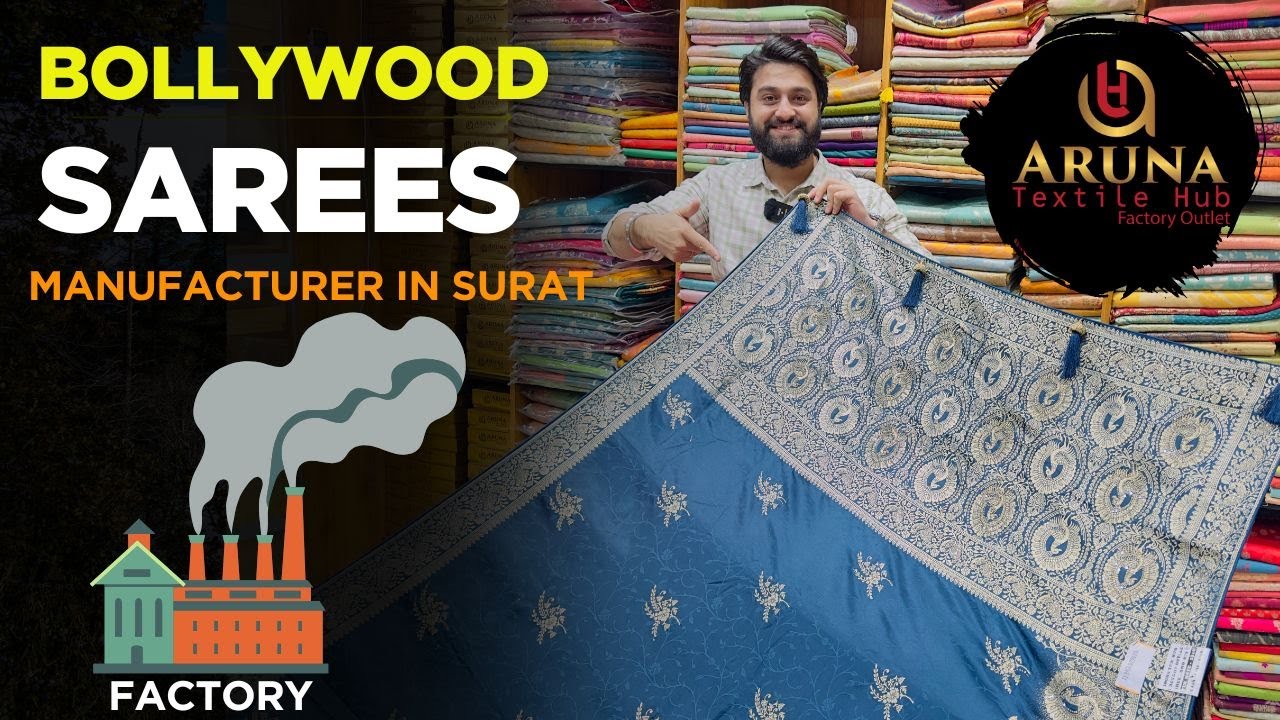 Fancy Bollywood Sarees Latest Collection | Aruna Textile Hub Surat |