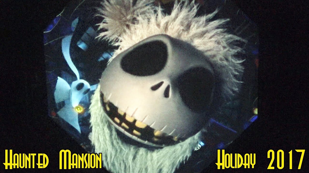 Haunted Mansion Holiday FULL Ride POV Experience, Disneyland HalloweenTime with Oogie Boogie