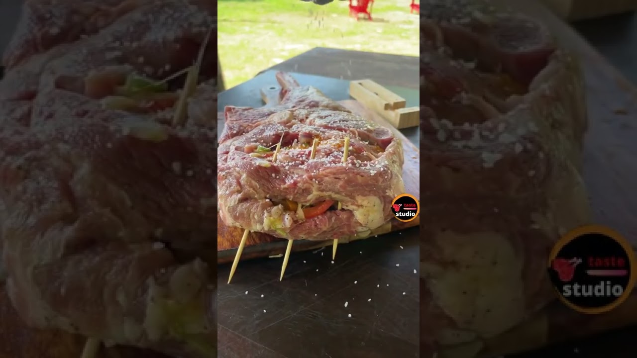 Stuffed Tomahawk Steak..............TasteStudio
