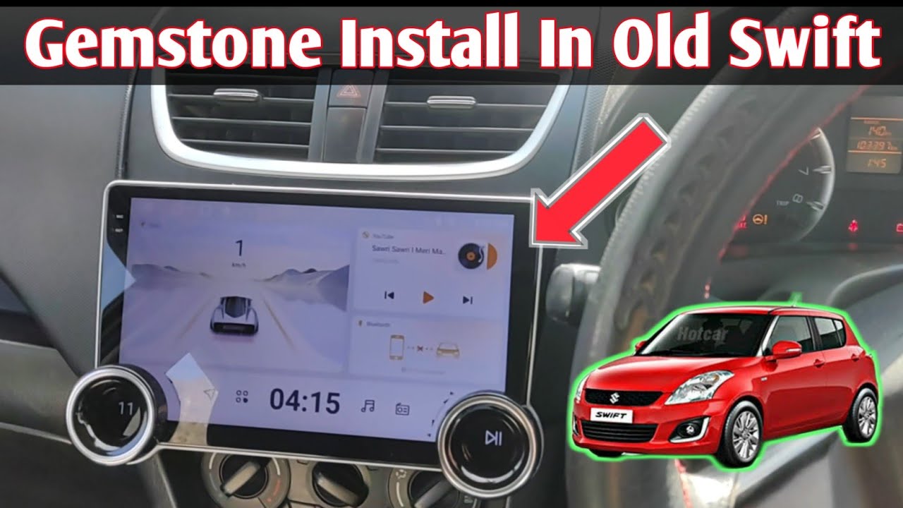 Maruti Swift || Install Gemstone in old maruti Swift #diy #swift #modification