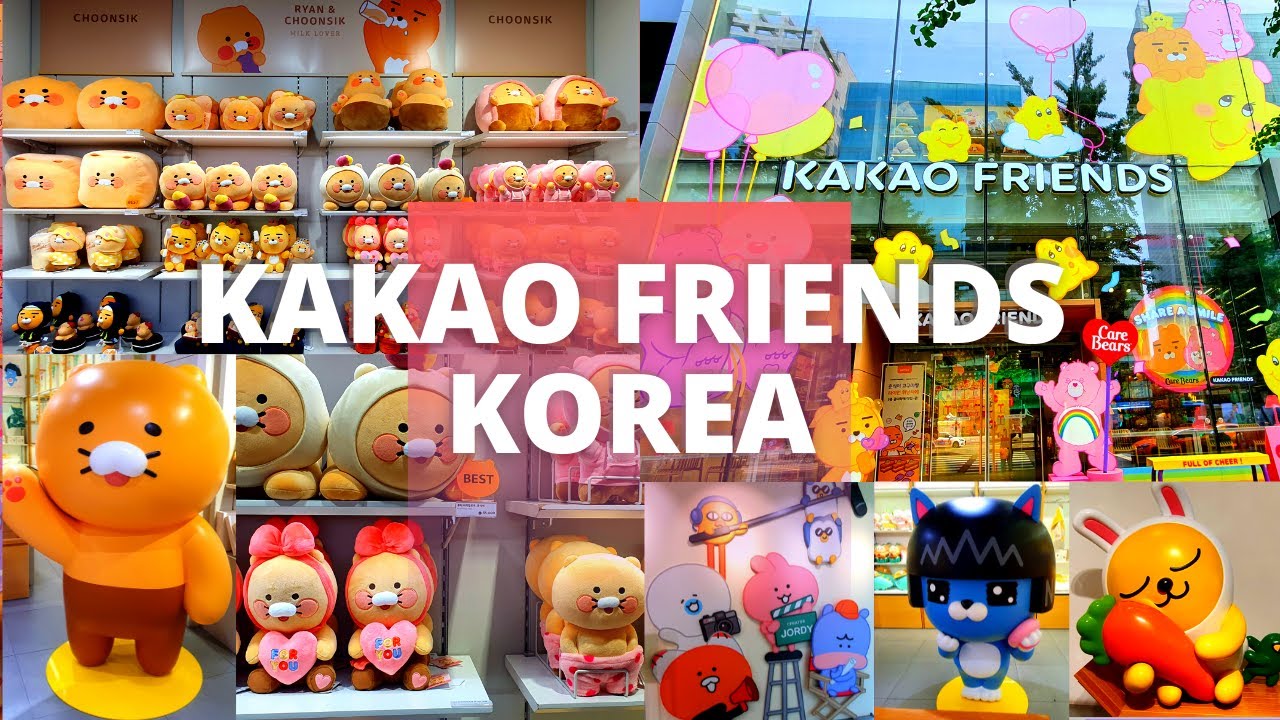 KAKAO FRIENDS FLAGSHIP STORE 2022 in Hongdae, Seoul Korea | #KakaoFriendsStore #kakaofriends #korea