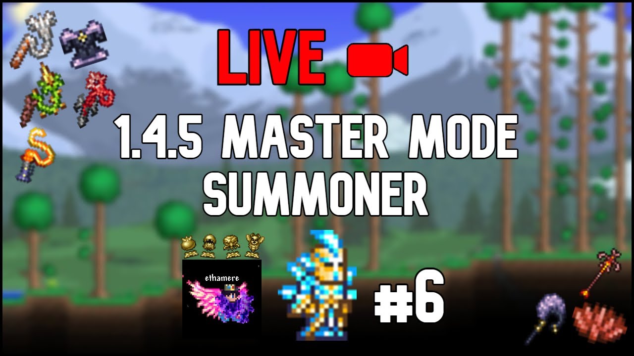 Master Mode Summoner on Terraria 1.4.5! (Day 6)