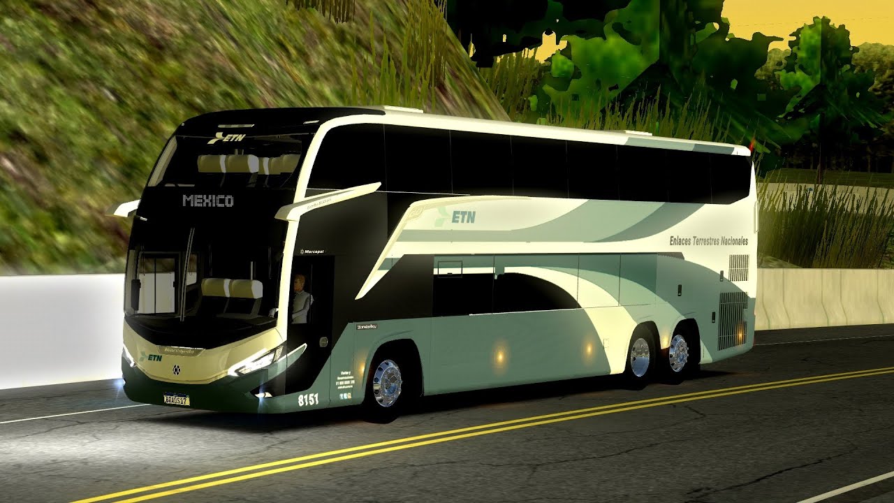 Marcopolo paradiso g8 1800 Mercedes Benz ETN I Proton Bus Simulator Road