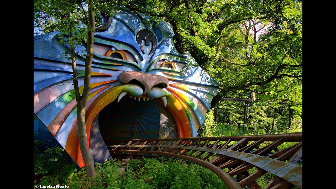 Abandoned theme park (Spree Park) Germany Jun 2009 (urbex verlaten pretpark urban exploring Berlin)
