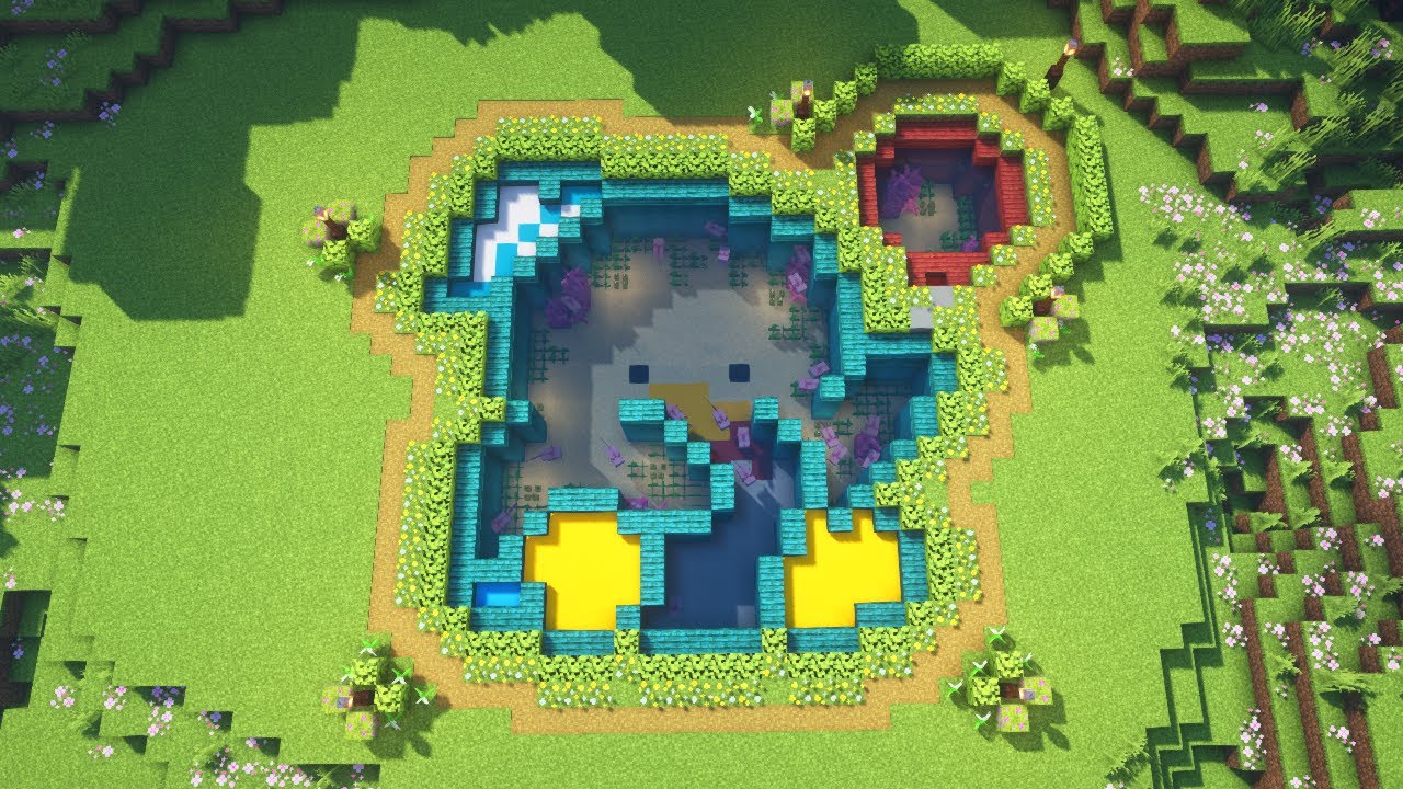 Tuxedo Sam Axolotl Pond for Minecraft | Tutorial
