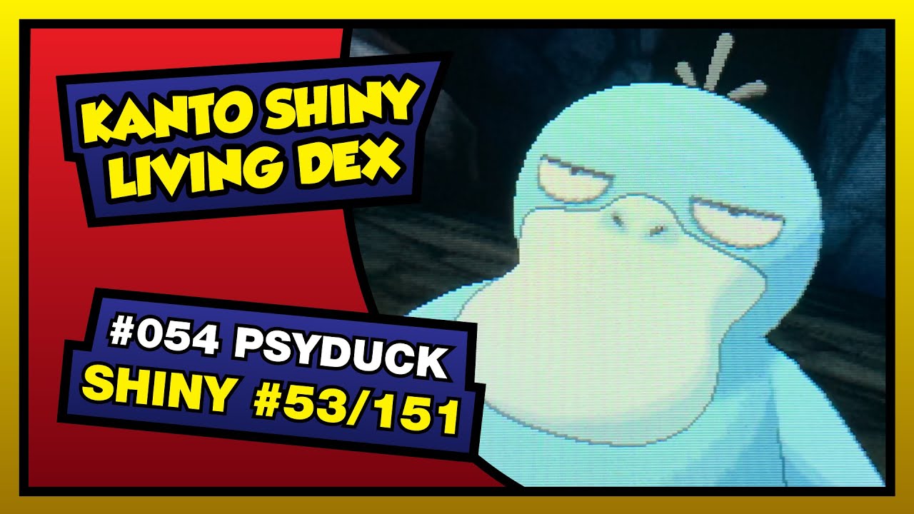 Live Shiny Psyduck After Only 492 Encounters in Ultra Moon! | Kanto Shiny Living Dex #054