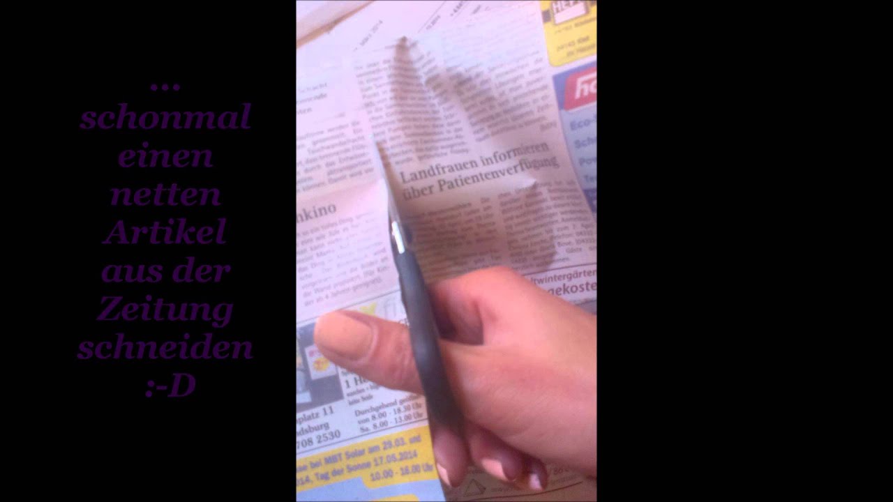 Step by step Anleitung Zeitungsnägel / Newspaper nails für Gelmodellage