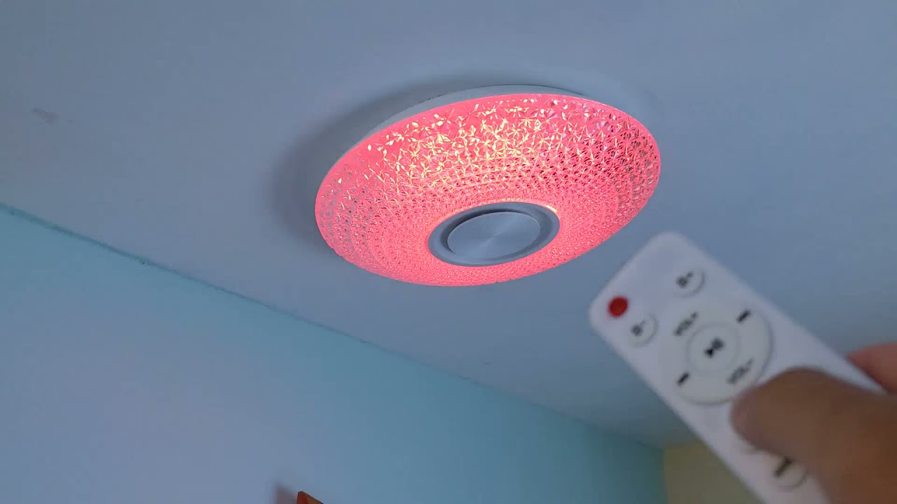 Viugreum LED Music Ceiling Light 36W with Bluetooth Speaker, I like it