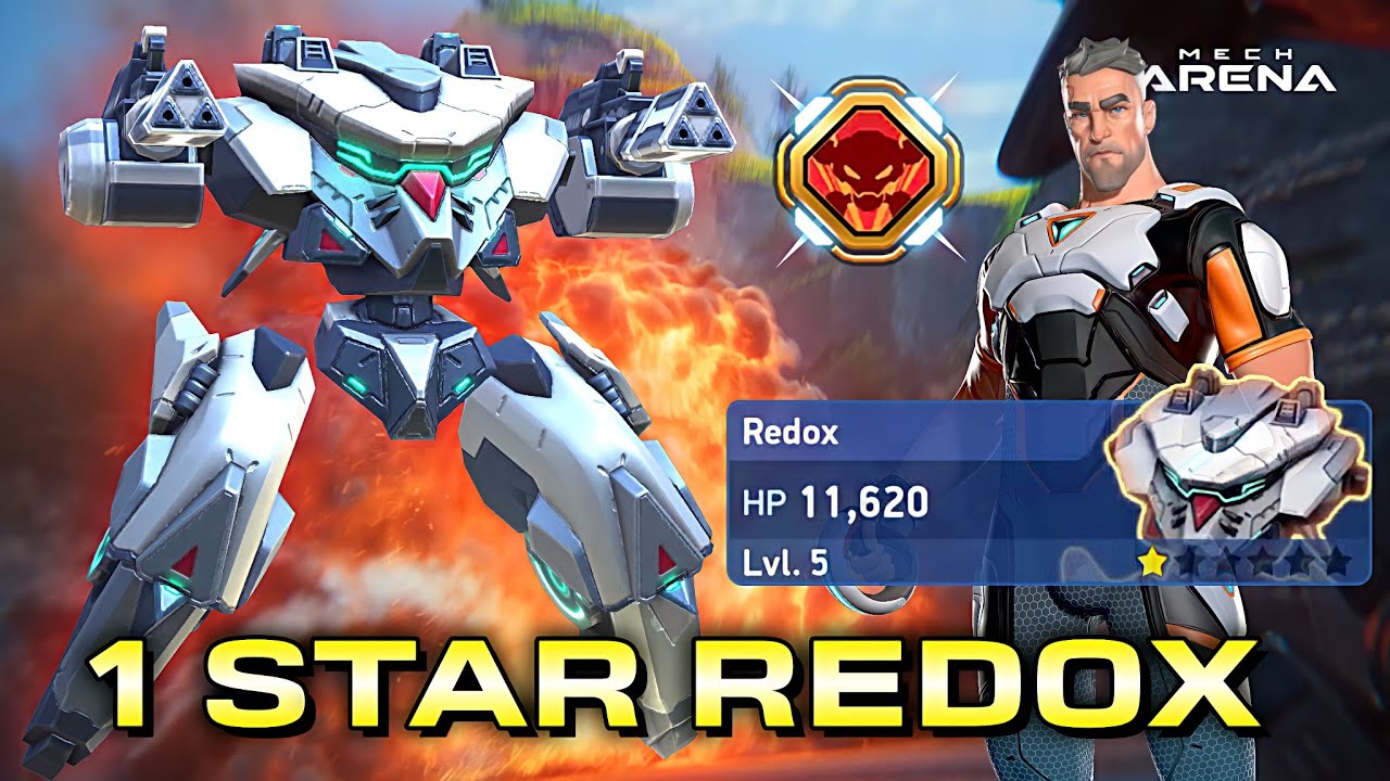 1 Star Redox + Auto Cannon 4 - Mech Arena