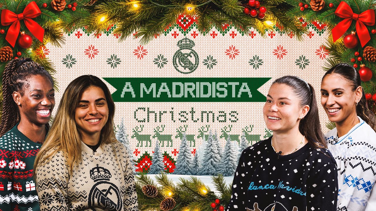 REAL MADRID CHRISTMAS ART CHALLENGE | Misa, Mar&iacute;a M&eacute;ndez, Lakrar & Feller