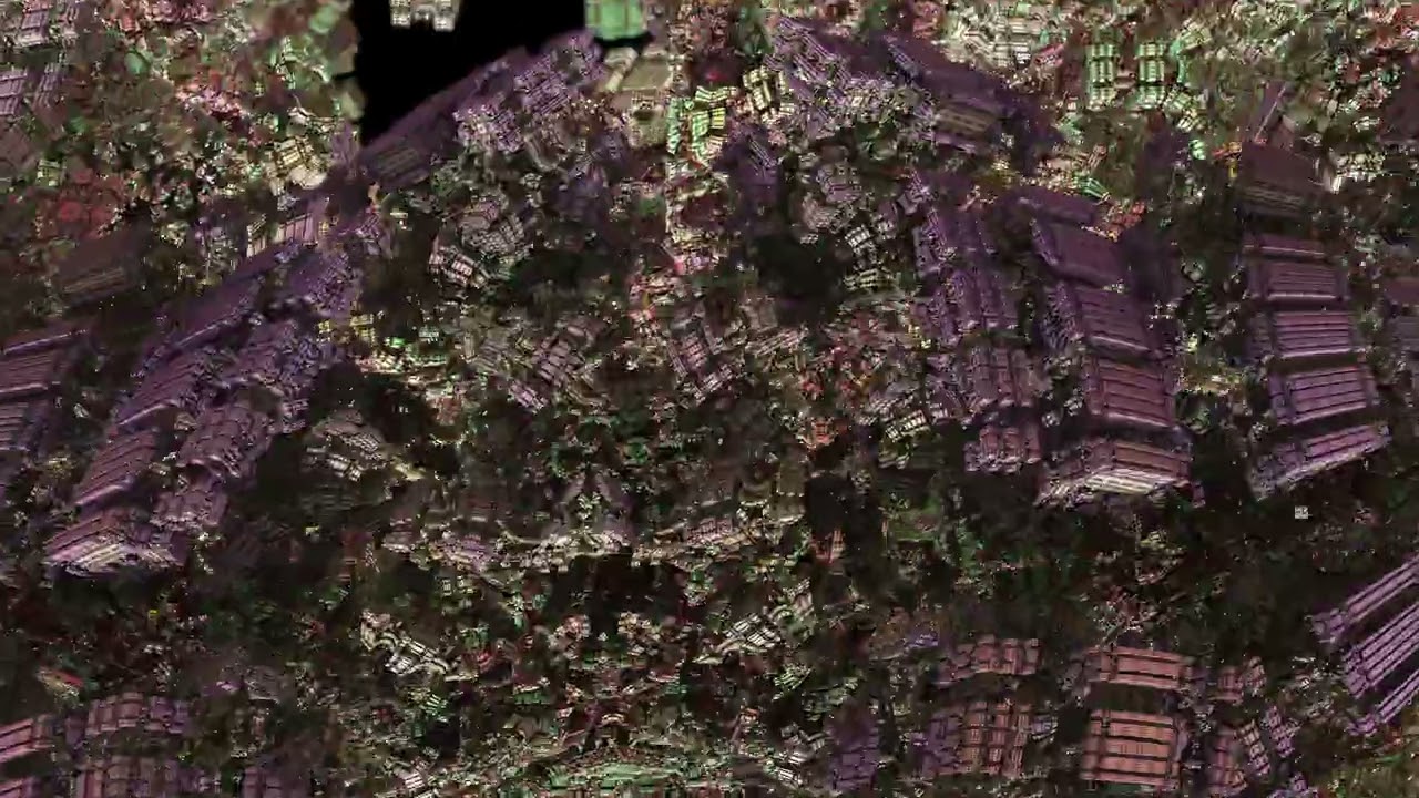 Mandelbulb fractal and electronic music by Recursive Identity