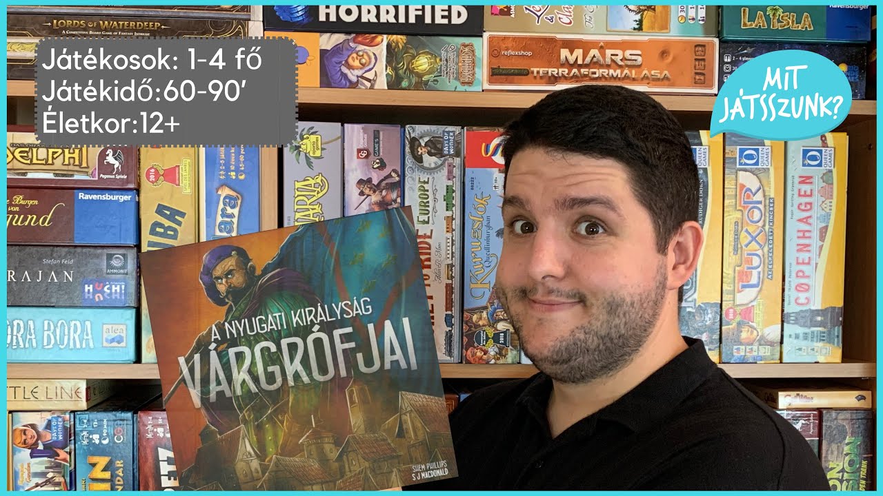 A Nyugati Királyság Várgrófjai Társasjáték Bemutató