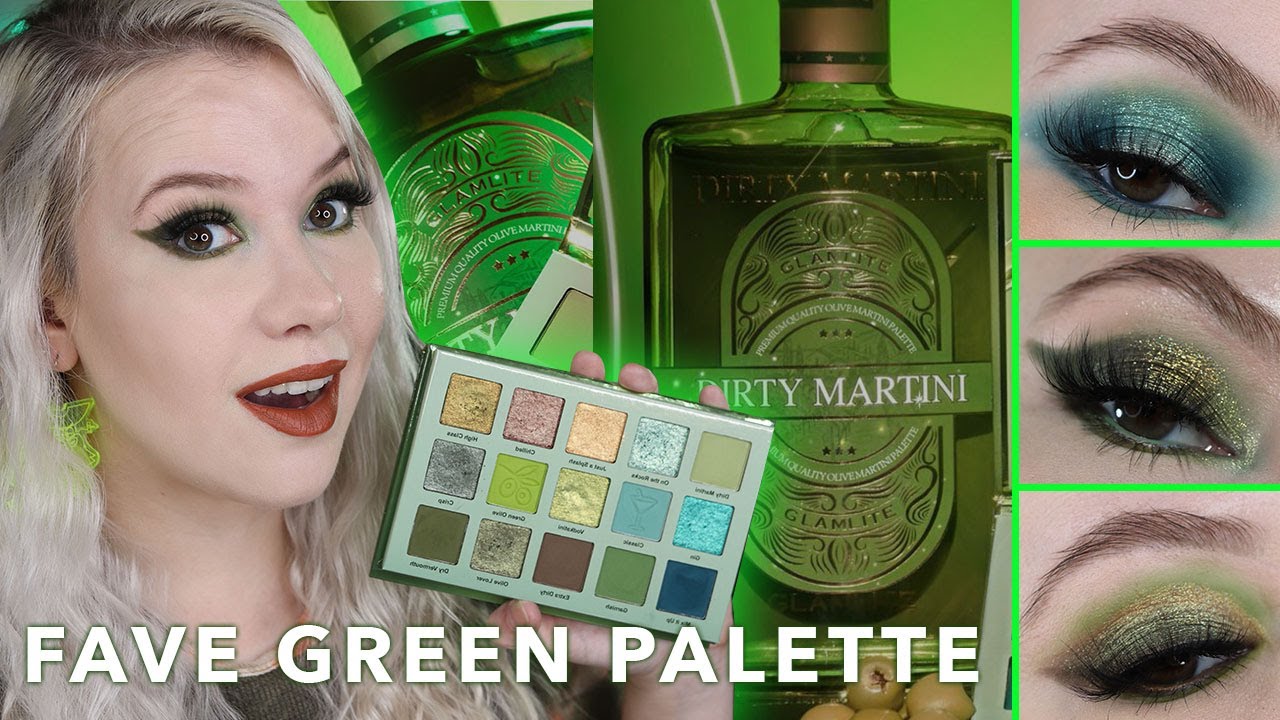 Glamlite Dirty Martini Palette | Swatches & 3 Looks