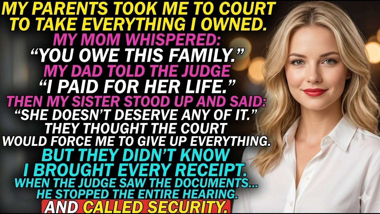 My Parents Tried To Take Everything I Owned In Court — The Judge Called Security