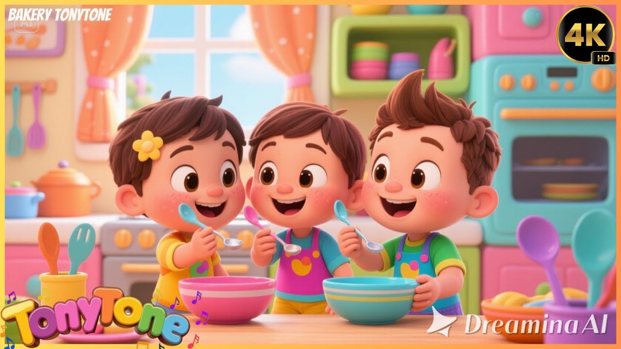 🎶New Kids Bake Bakery Fun! 🍞🧁 | Happy Kitchen Song for Children 👧🧒