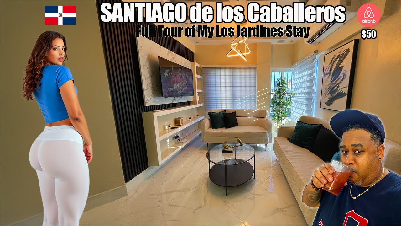 $50 Luxury Airbnb in Santiago, DR 🇩🇴 | Full Tour of My Los Jardines Stay