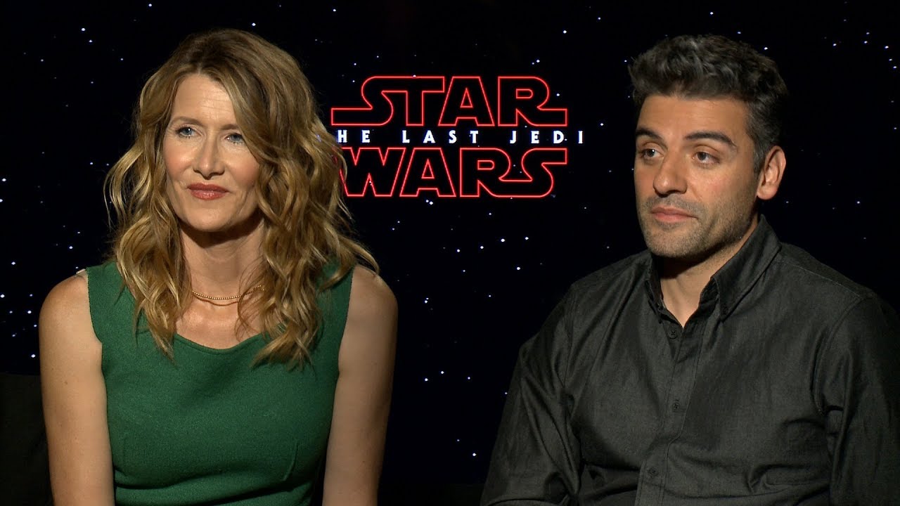 Laura Dern & Oscar Isaac Talk About The First Day on Set of STAR WARS: THE LAST JEDI