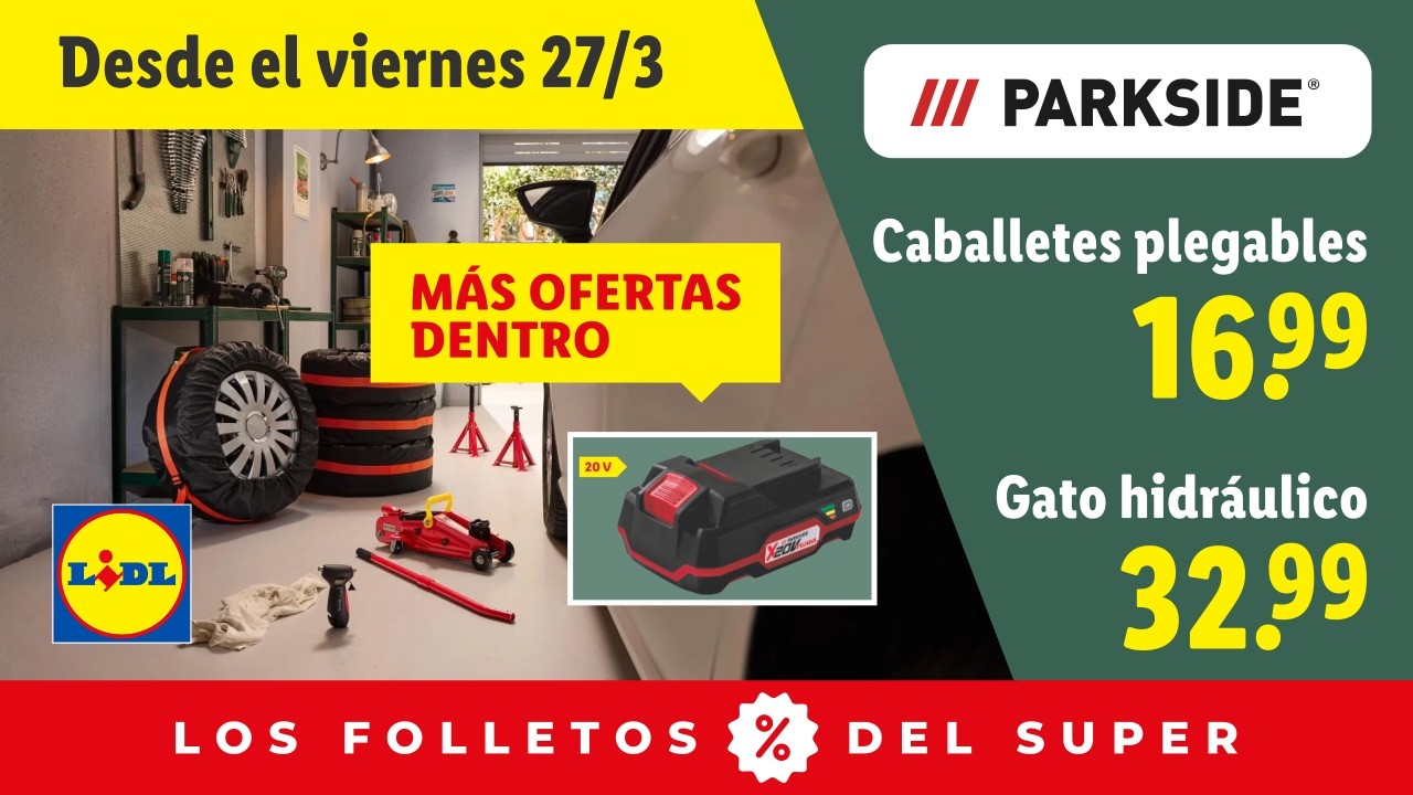 PARKSIDE | ¿Merecen la pena? Ofertas de herramientas Parkside de Lidl. Desde 27/3