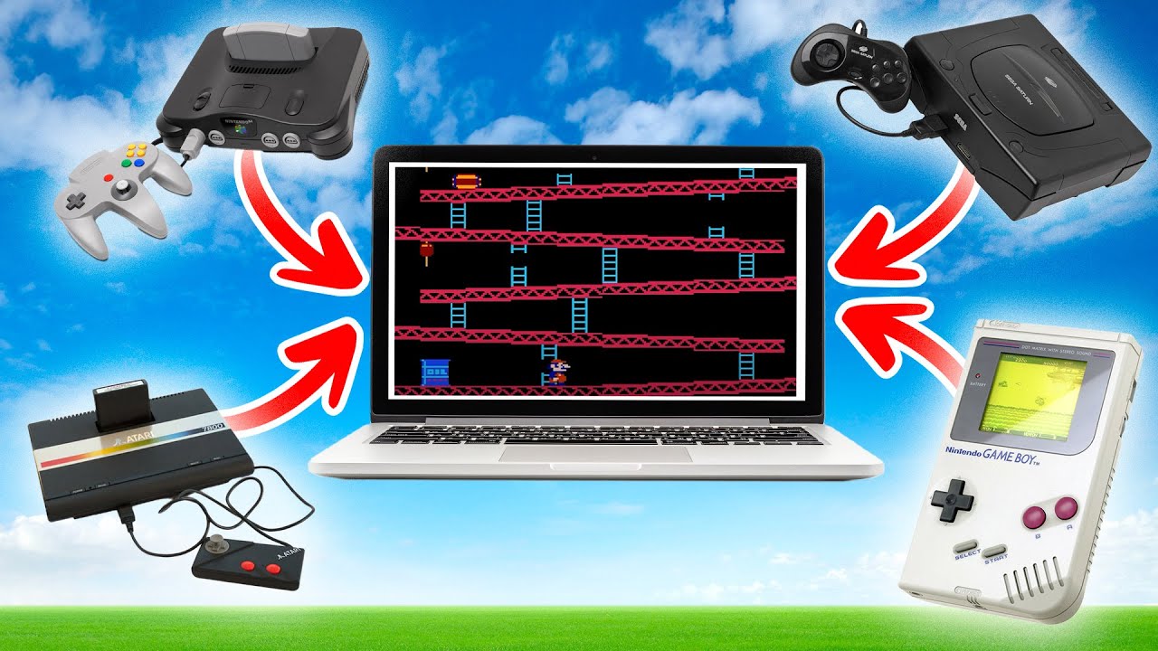 Play Classic Arcade-style Retro Games on your computer!