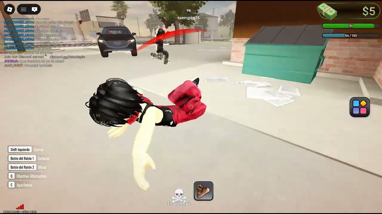 haker raro q se levanta altoque al atropellar y tiene stamina infinita