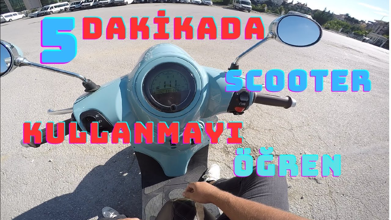 SCOOTER NASIL KULLANILIR | 5 DAKİKADA ÖĞREN | Uras MotoVlog