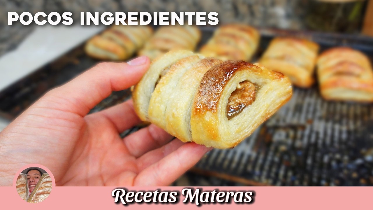 HOJALDRE RELLENO FACIL | de BATATA y NUECES