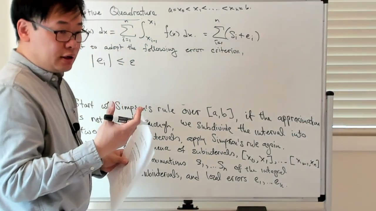 Adaptive Quadrature