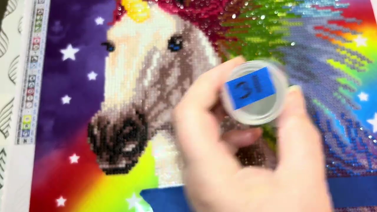 Diamond Dotz Rainbow Unicorn Part 13