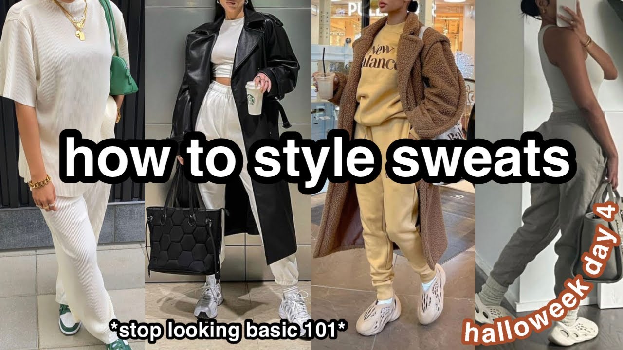 STYLING MY *SHEIN TRY ON HAUL* SWEATPANTS | *HALLOWEEK DAY 4*