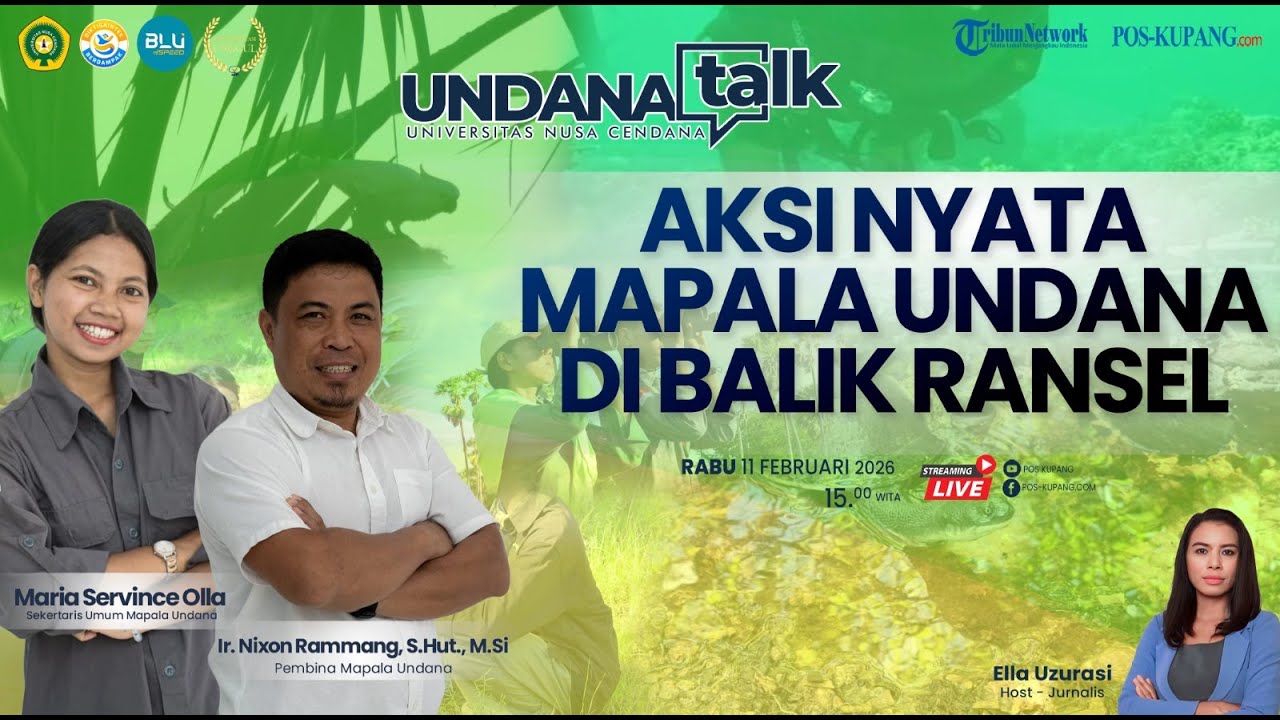 AKSI NYATA MAPALA UNDANA DI BALIK RANSEL  | UNDANA TALK SEASON 3