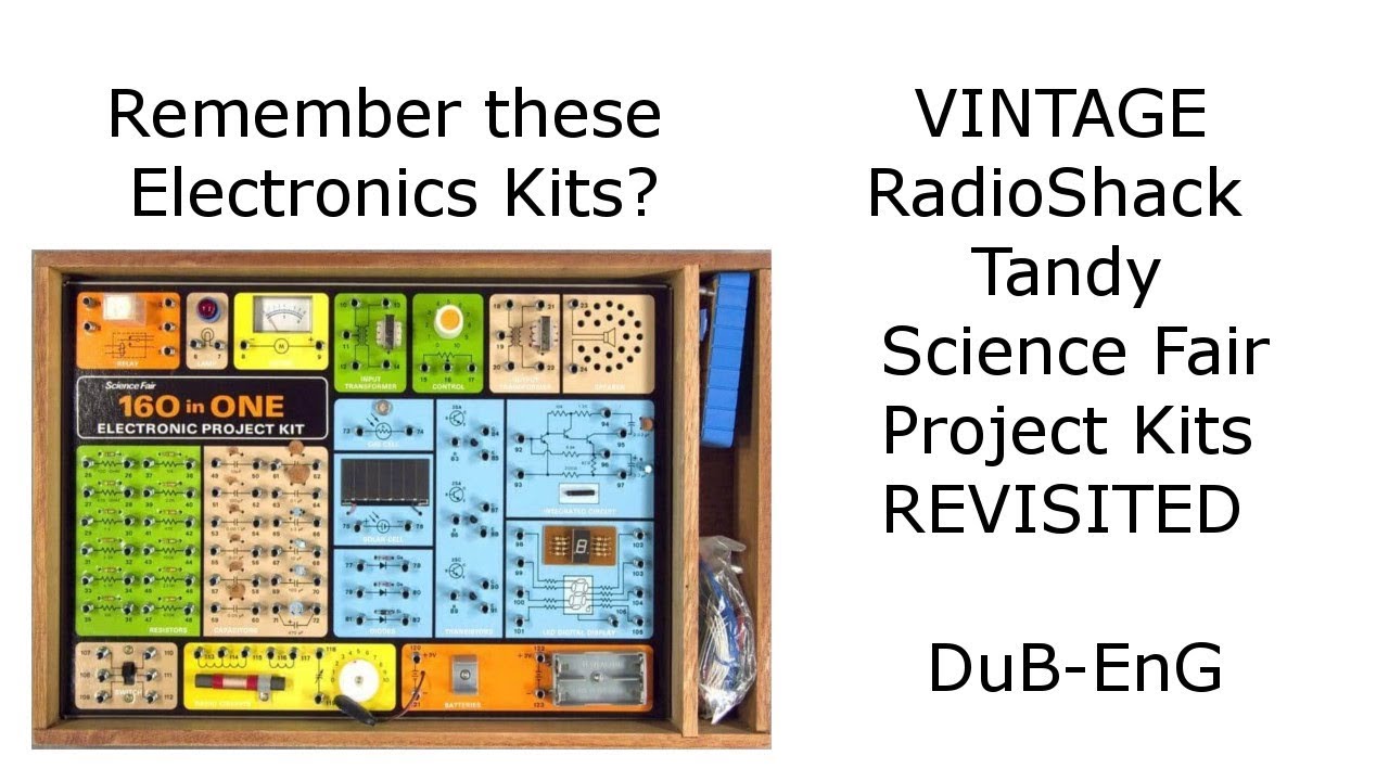 DuB-EnG: RadioShack Tandy 160 in 1 Science Fair Electronics Project Kit Old Vintage Nostalgia Nerd