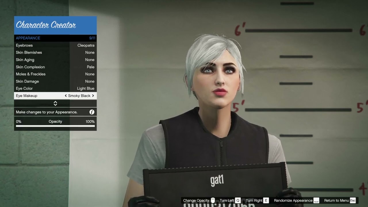 تعديل شخصية بنت فى جراند 5 GTA 5 ONLINE HOW TO MAKE A CUTE FEMALE CHARACTER