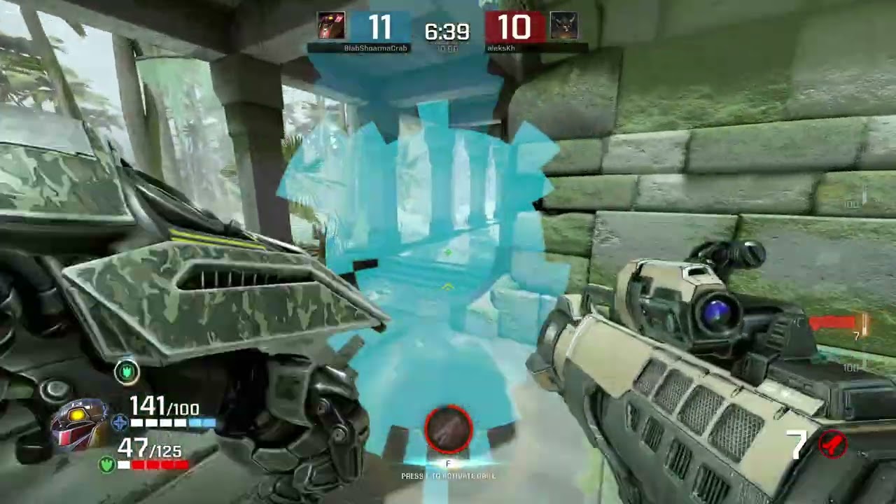 Quake Champions 1on1 VS Angry Blyat man  ELO 1440 (this  cocky behavior they usually cheat as well)