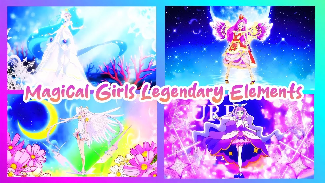 Magical Girls Legendary Elements【 Anime Transformation】For @CrystalDarkPinkie 