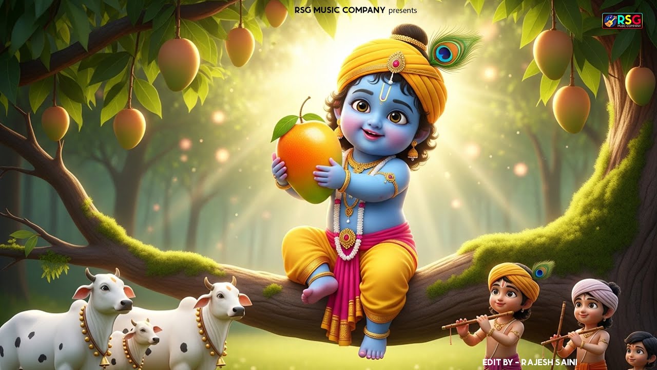 छोटी छोटी गैया छोटे छोटे ग्वाल। Choti Choti Gaiya Chote Chote Gwal। #kanha #krishna #krishnabhajan