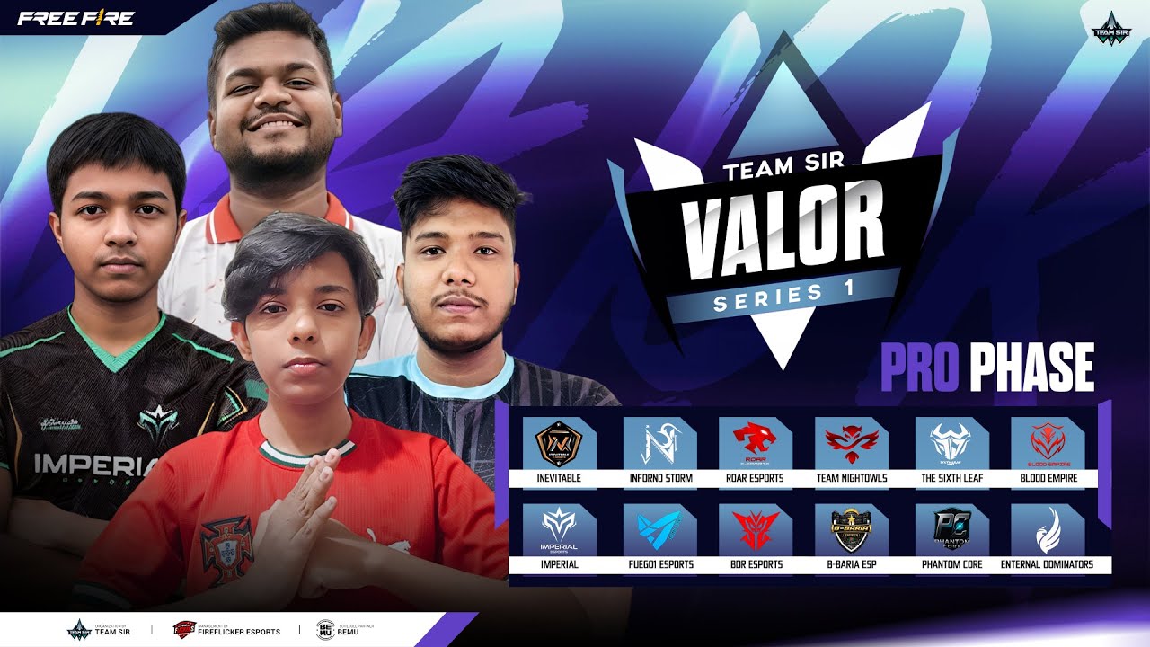 [ 🔴LIVE ] TEAM SIR VALOR PHASE S-01 || FIREFLICKER ESPORTS || TEAM SIR || EO MEDIA HOUSE