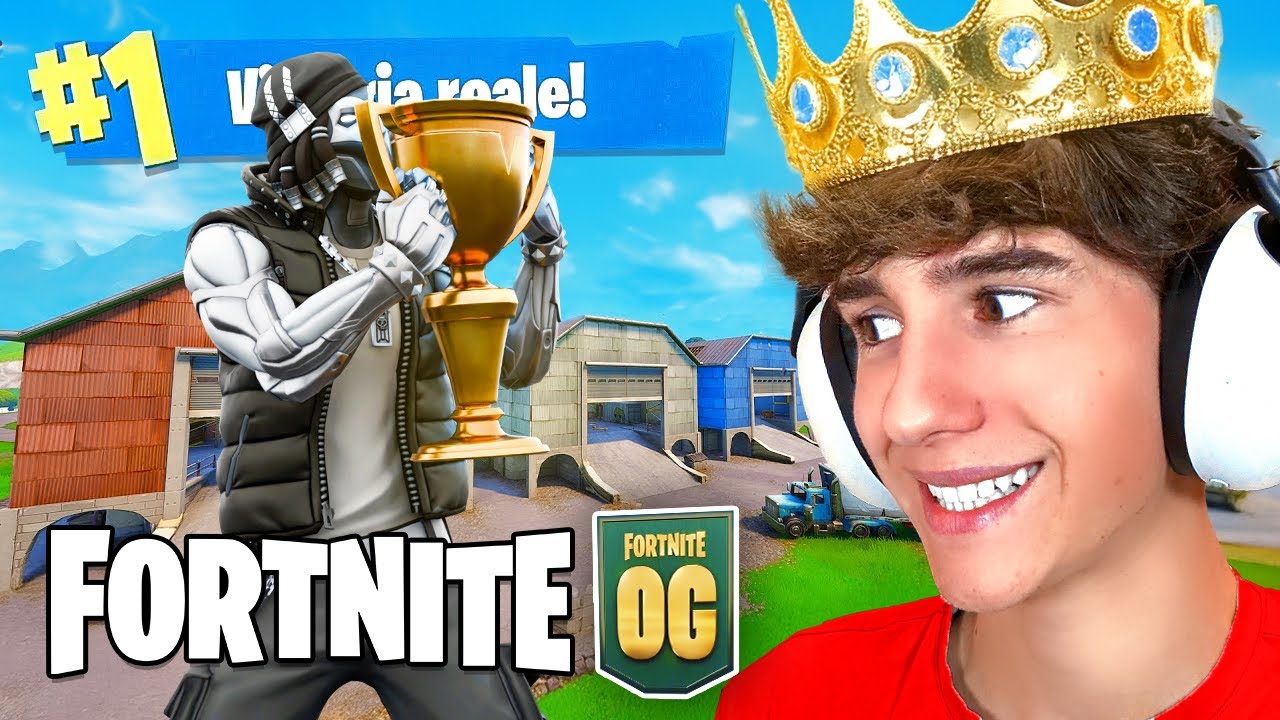 IL KING della VECCHIA SEASON OG è TORNATO!! Devasto e Vittoria su Fortnite ITA