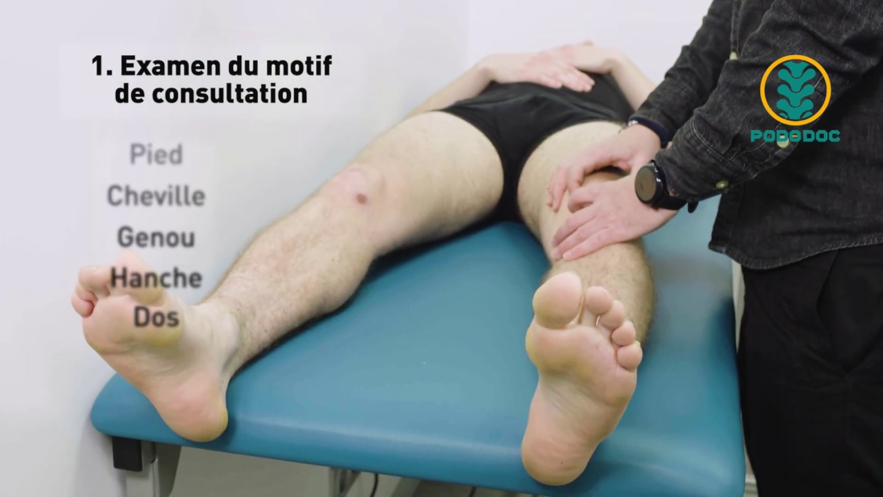 Consultation de Podologie réalisé au cabinet Podo Doc de Kuntic Christophe