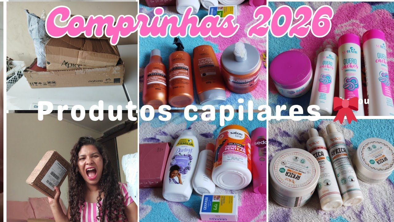 🛍️1°Comprinhas de AUTO CUIDADOS  ano de 2026