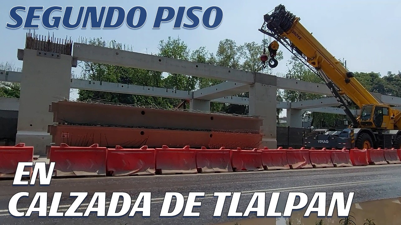 As&iacute; Avanza La CALZADA FLOTANTE en Calzada de Tlalpan De Cara al Mundial de Futbol 2026