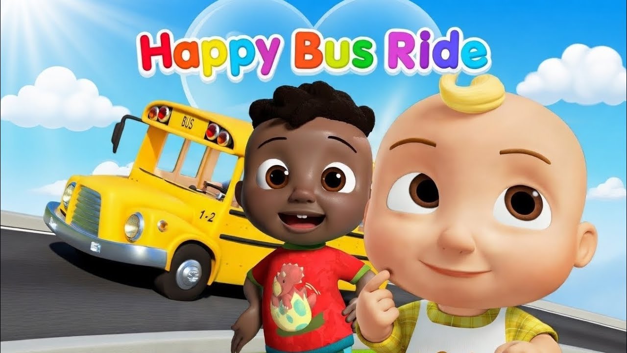 Wheels on the Bus With Friends | Fun Kids Song