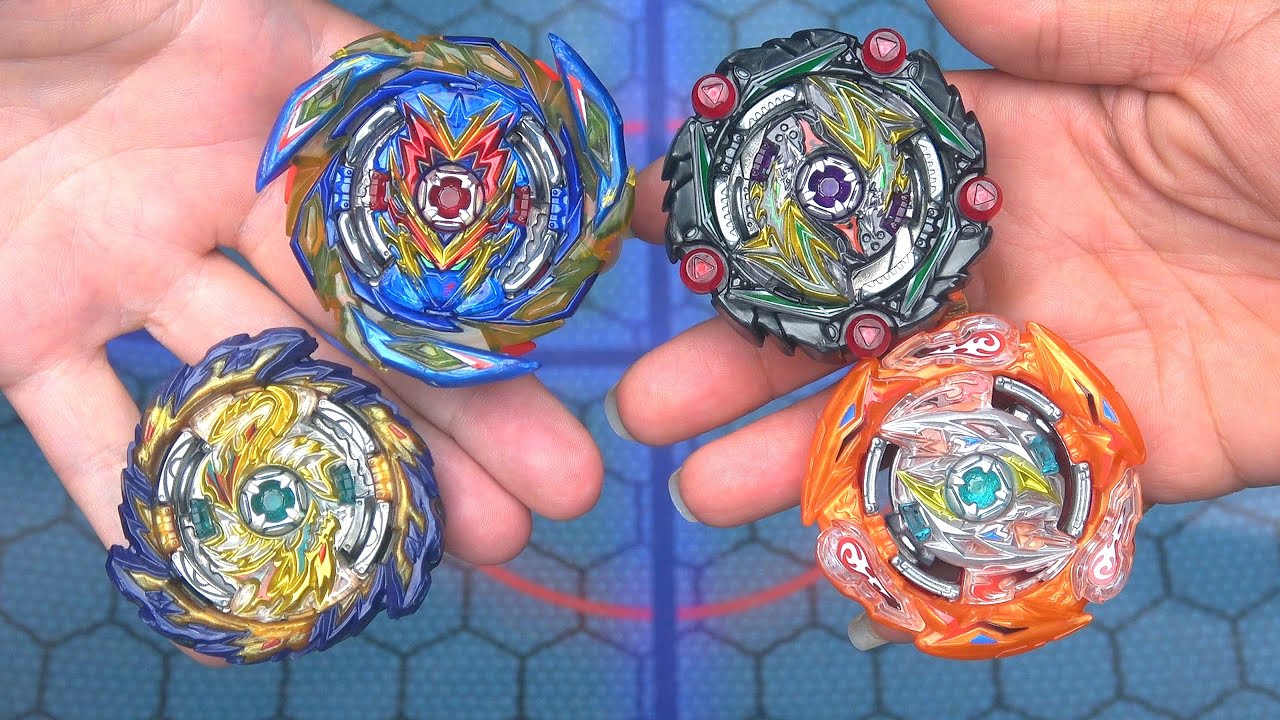 BRAVE VALKYRIE & MIRAGE FAFNIR vs GLIDE RAGNARUK & CURSE SATAN Beyblade Burst Super King ベイブレードバーストス