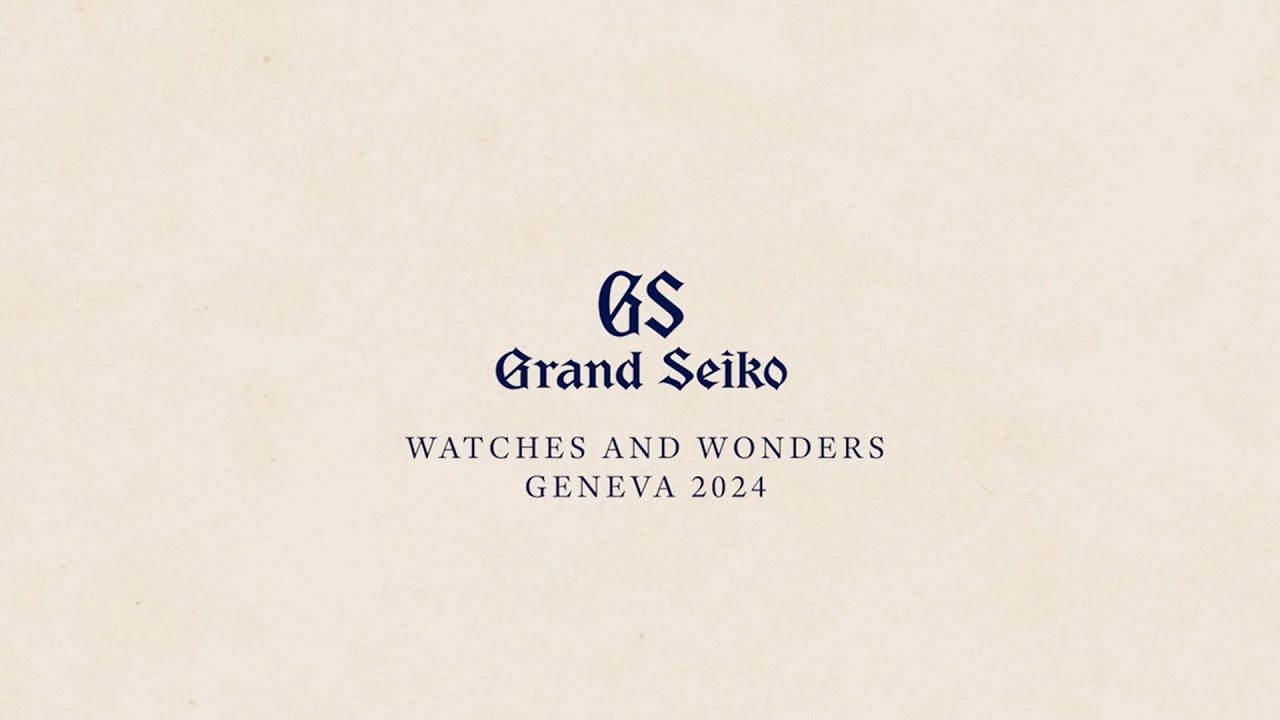 Watches and Wonders 2024 Novelties presentation by Grand Seiko Europe